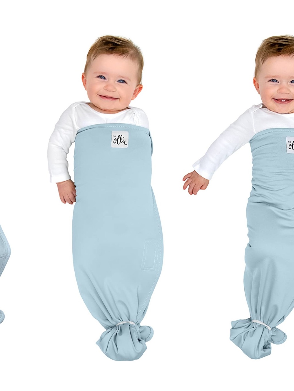 The Ollie World Escape Proof Swaddle Sky Blue